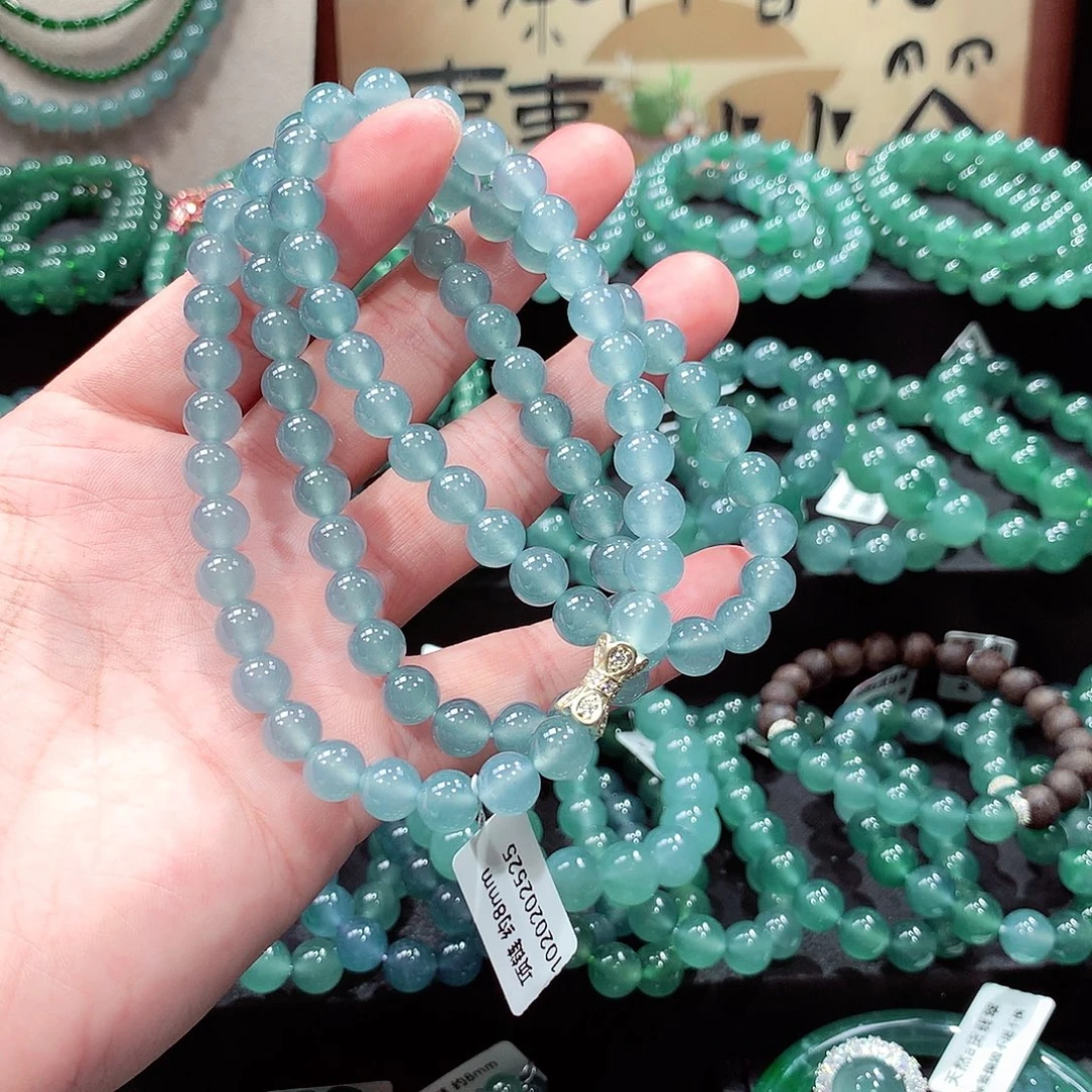 翡翠未镶嵌手链卡8