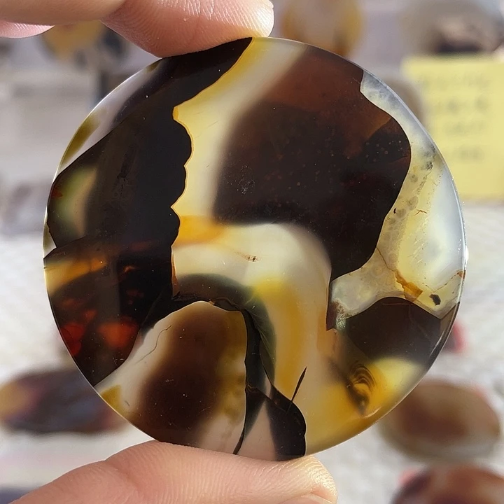 玛瑙/玉髓合金颈饰