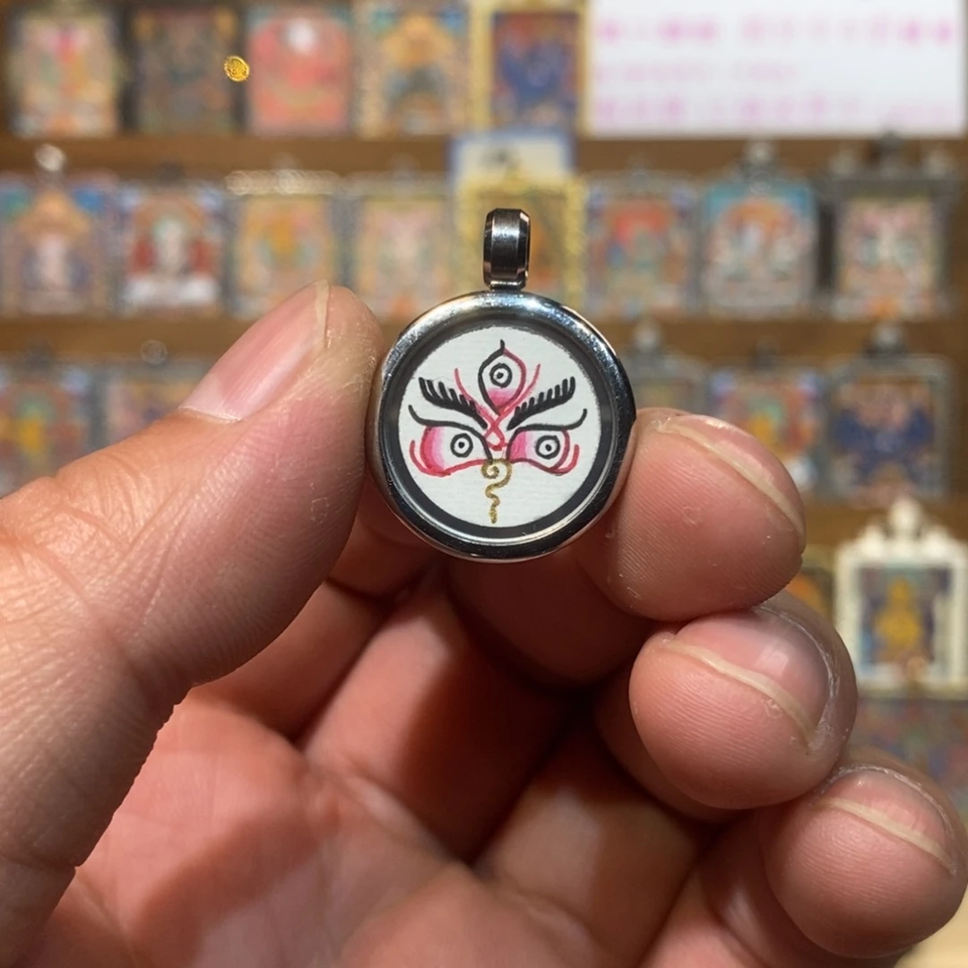 吊坠?****?纯手绘唐卡五路眼睛