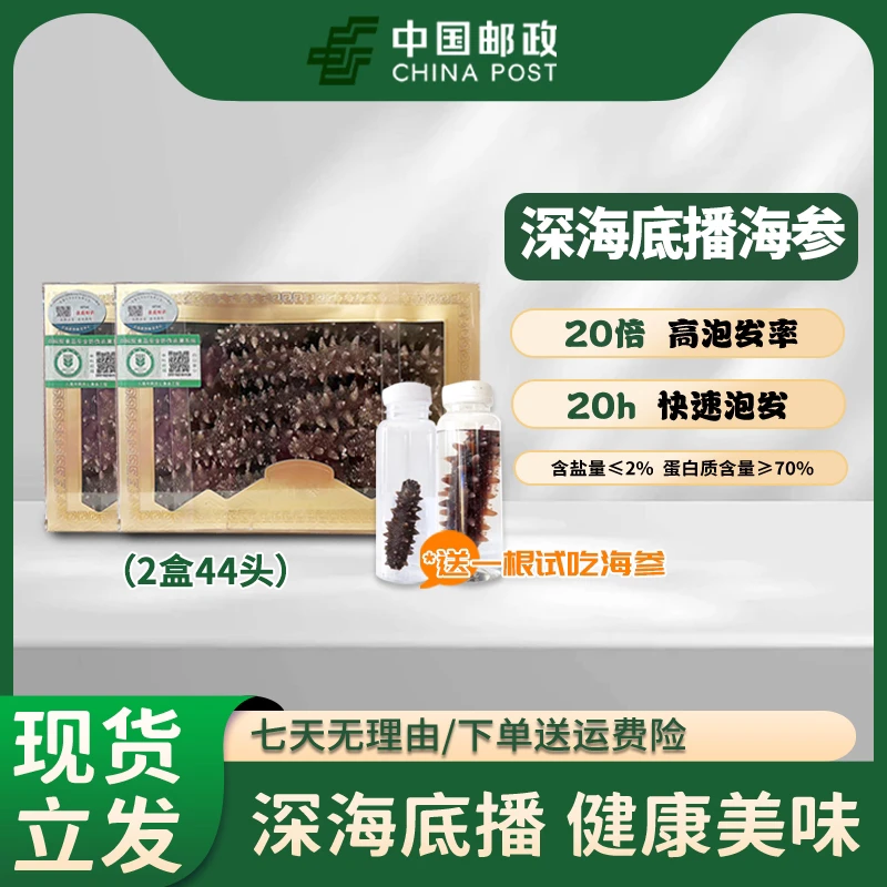【中国邮政】44头辽刺参大连干海参滋补营养免煮干净d
