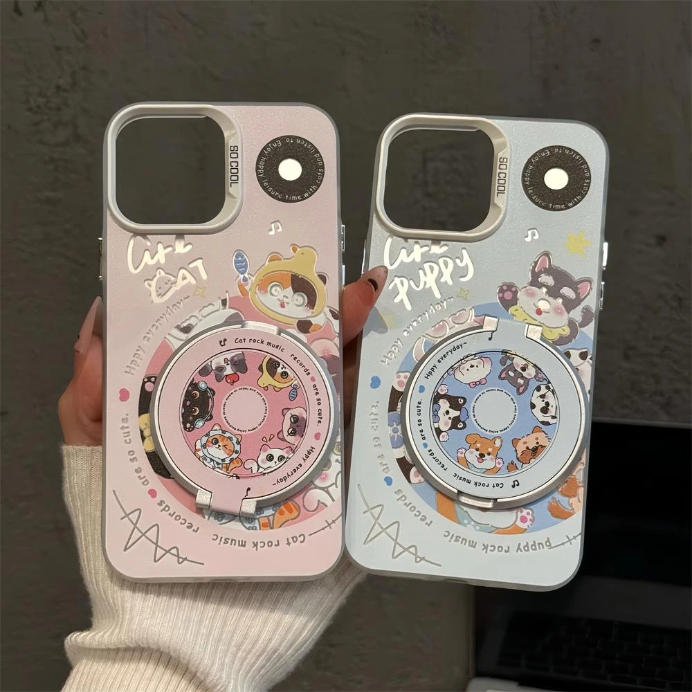唱片小狗适用iPhone 17Pro新款苹果17promax手机壳可爱16pm卡通15