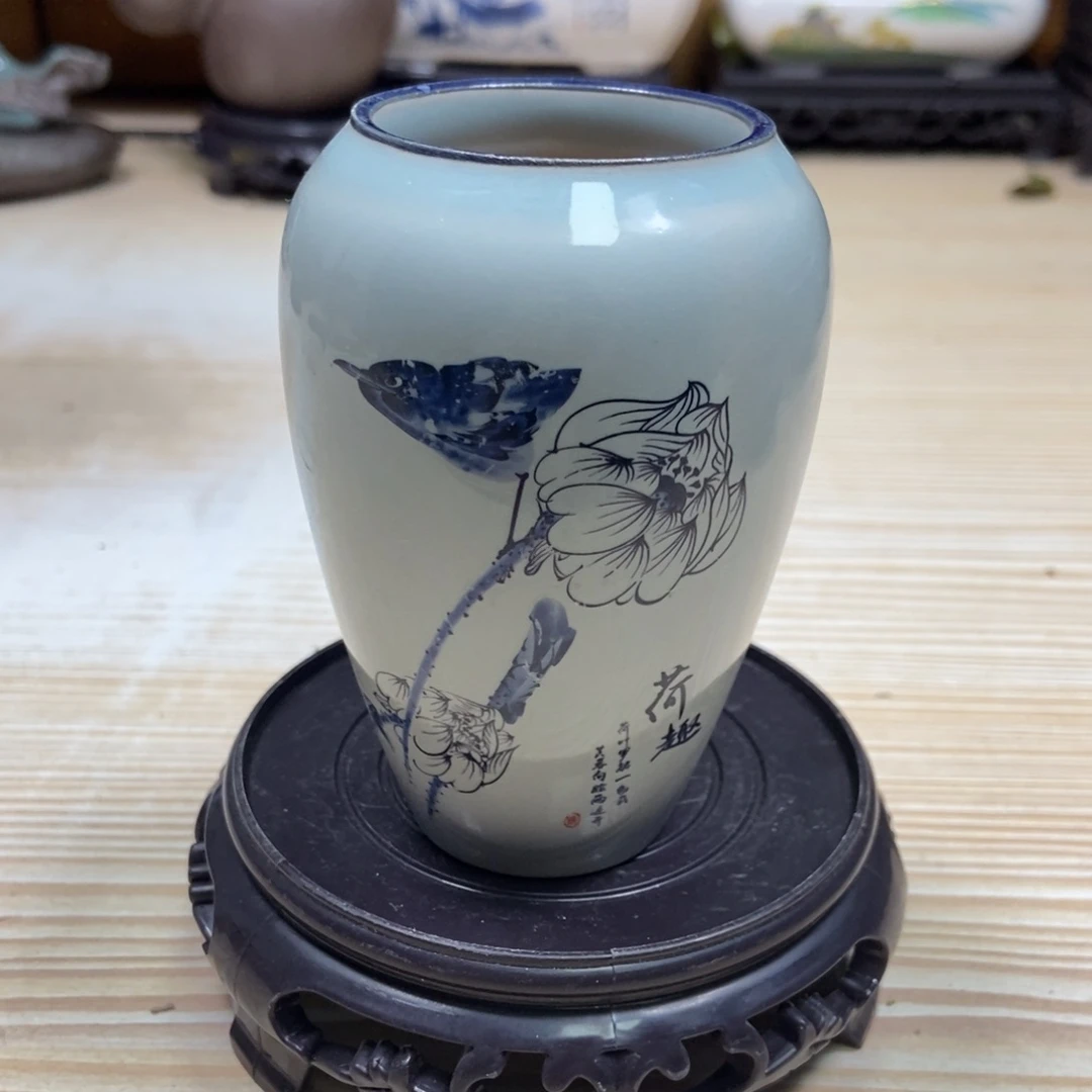 瓷片陶瓷花盆陶瓷艺术