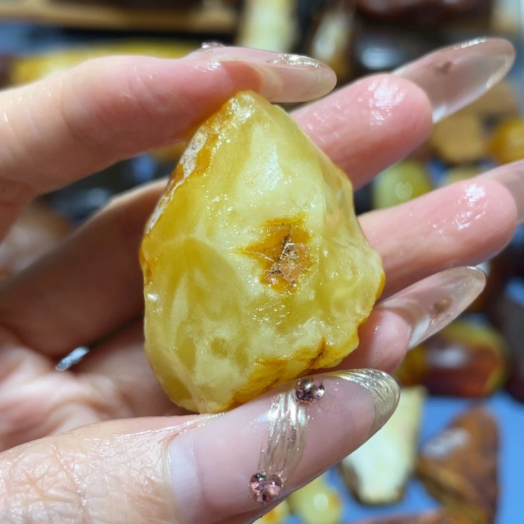 定制琥珀未镶嵌原石波罗的海琥珀蜜蜡