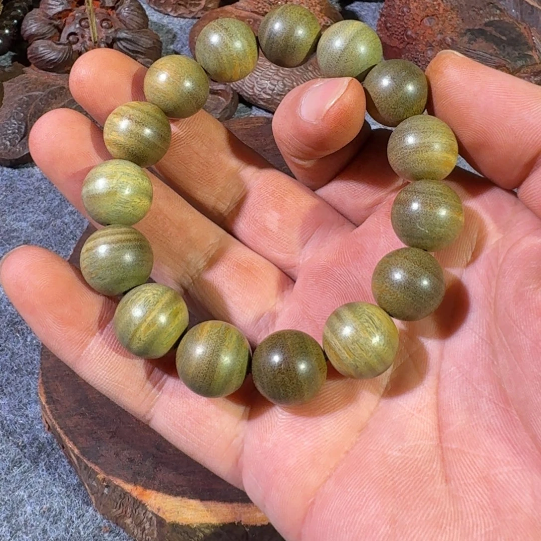 维腊木（绿檀）1.5横纹单圈