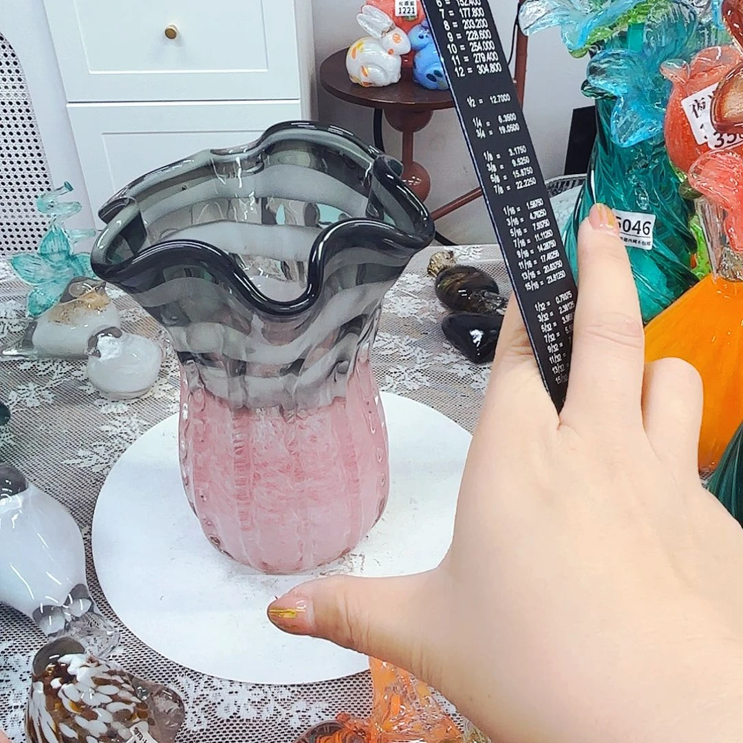 花瓶不完美琉璃花瓶花器艺术品