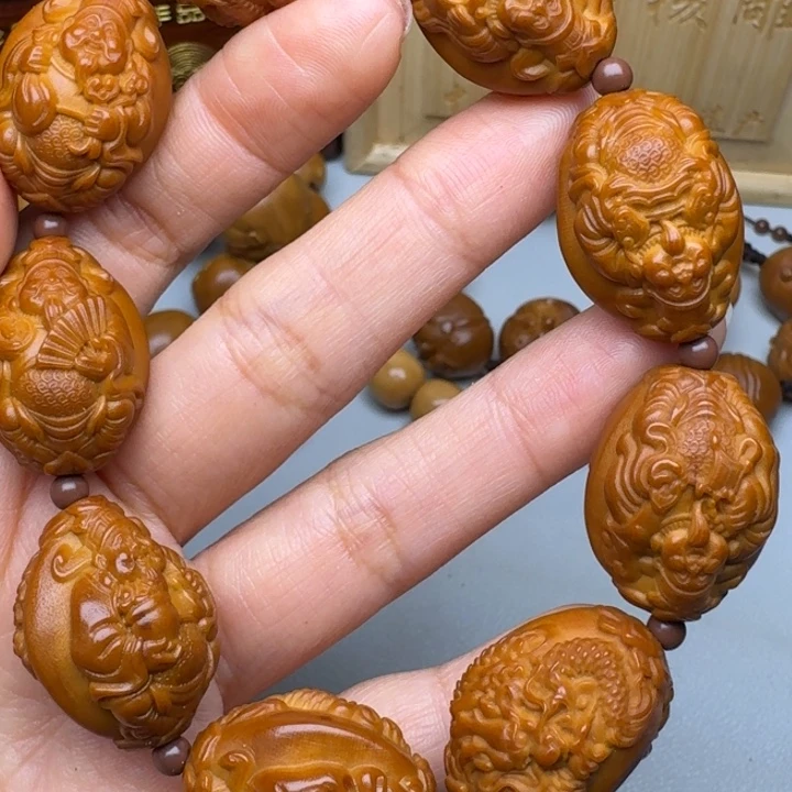 手串/手链橄榄核九龙财神