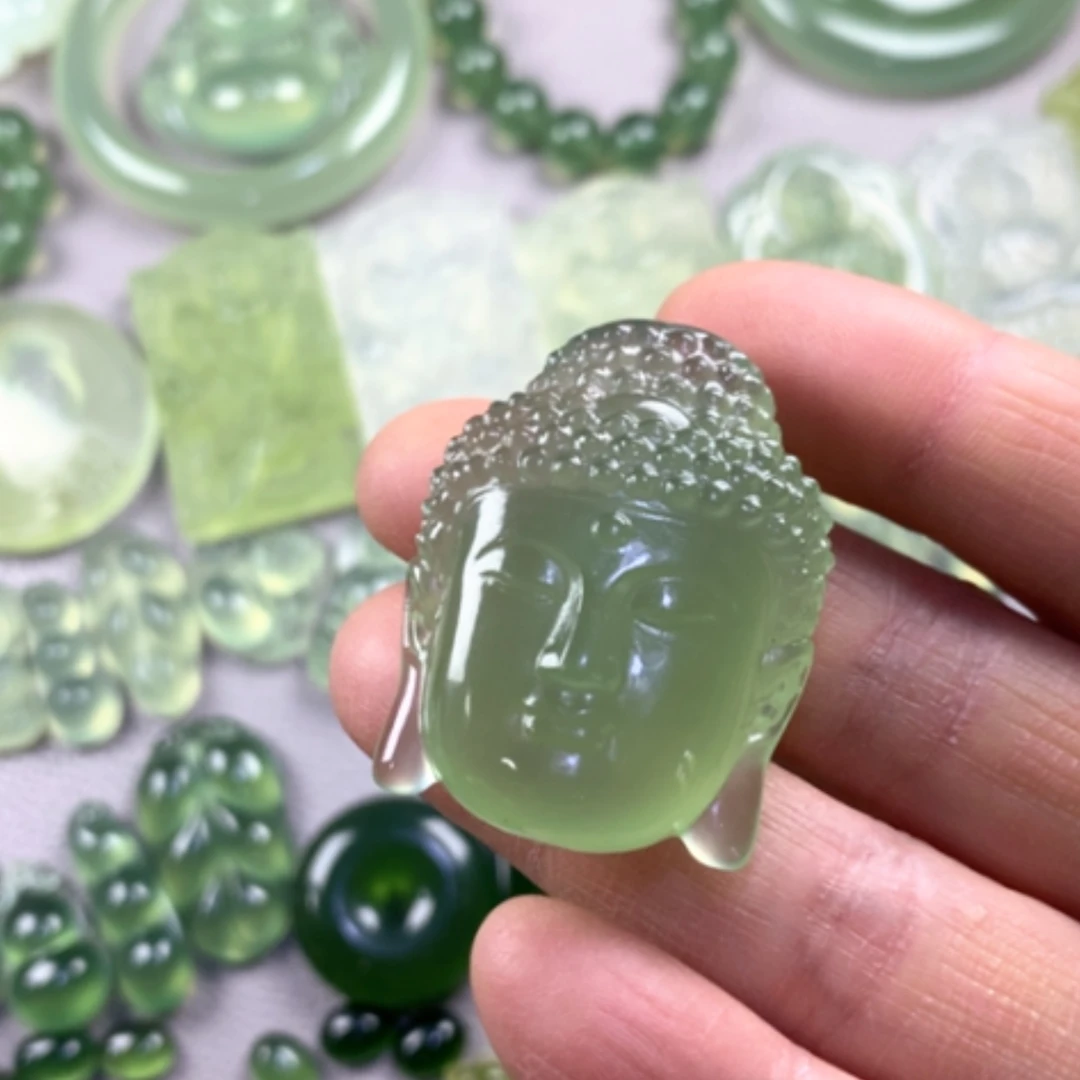 【闪购商品】蛇纹石玉岫玉手把龙腾盛世未镶嵌