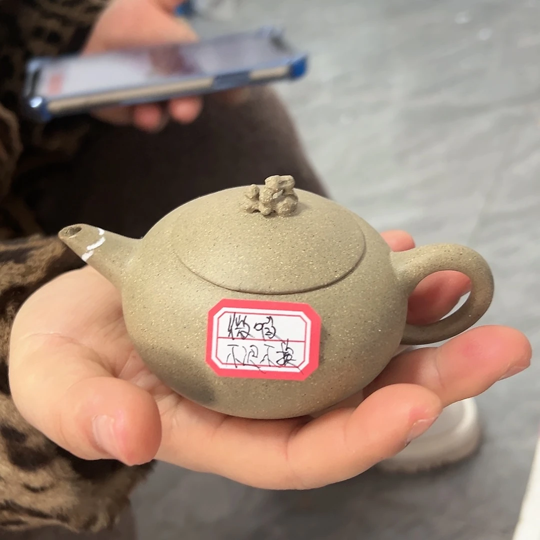 紫砂茶壶黄龙山原矿青段160