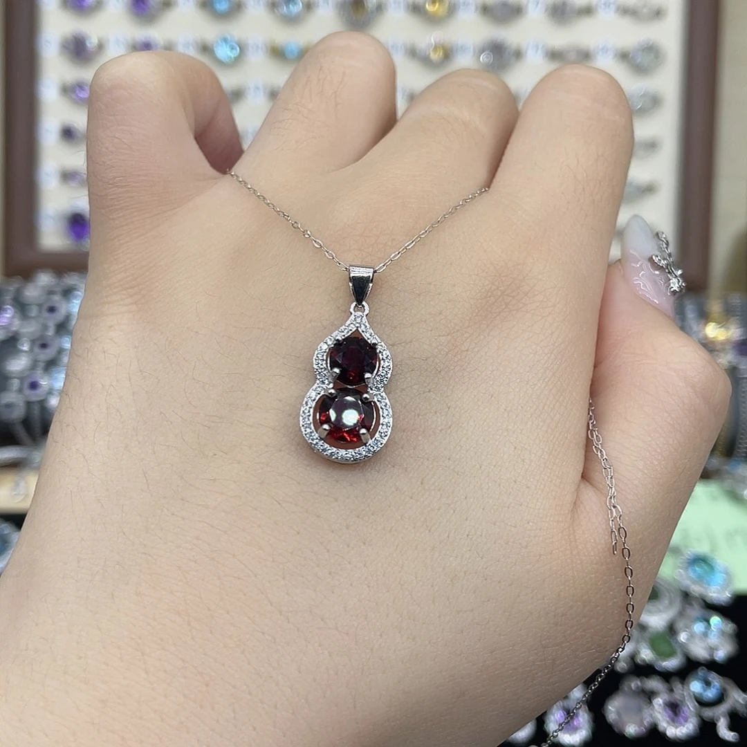 银S925镶嵌颈饰紫晶