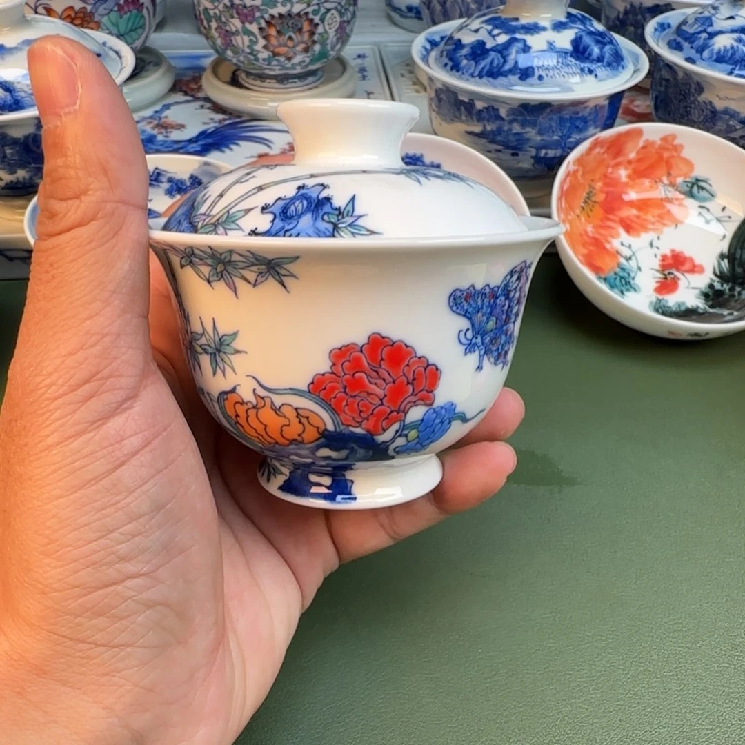 陶纯手工纯手绘茶具362