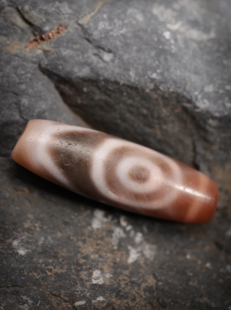 小卢 L手工满砂定制锁骨链（现代染色玛瑙缠丝玛瑙一眼靠山天珠）