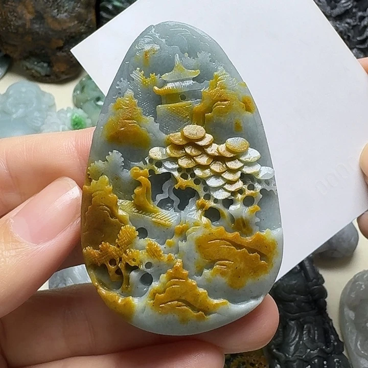 定制翡翠未镶嵌毛货