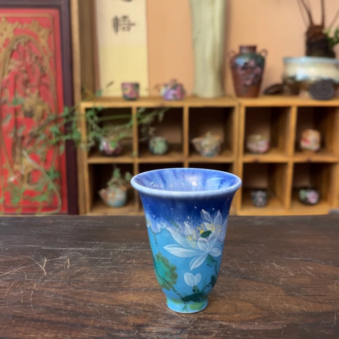柴烧手工手绘陶瓷
