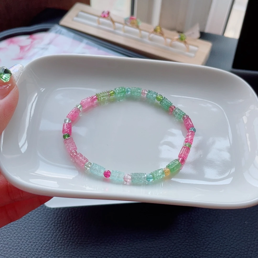 未镶嵌手链碧玺碧玺手链