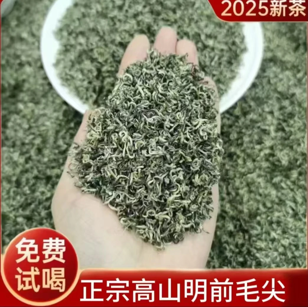 贵州头采手工毛尖茶叶绿茶2025新茶明前毛尖茶嫩芽浓香型手工