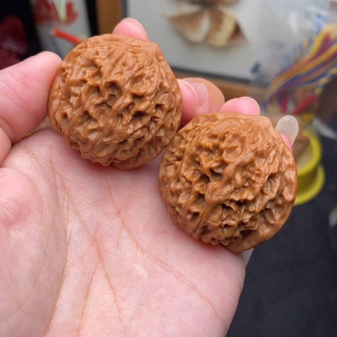 把件文玩核桃37金锭元宝