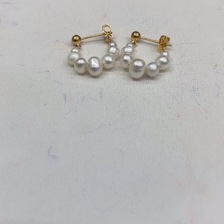 未镶嵌淡水珍珠颈饰00747