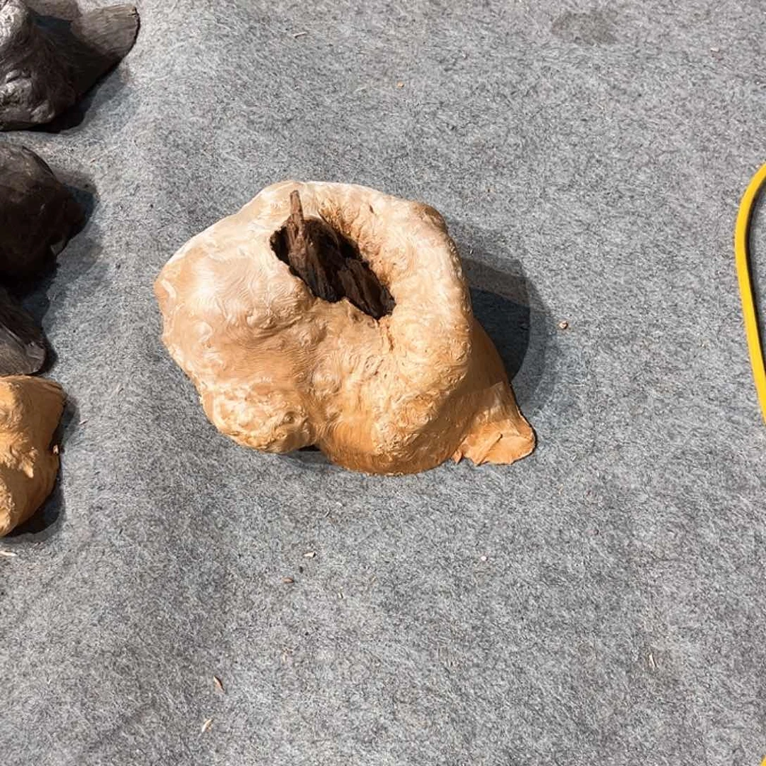 荔枝木半****南荔枝木香炉毛料挖工费