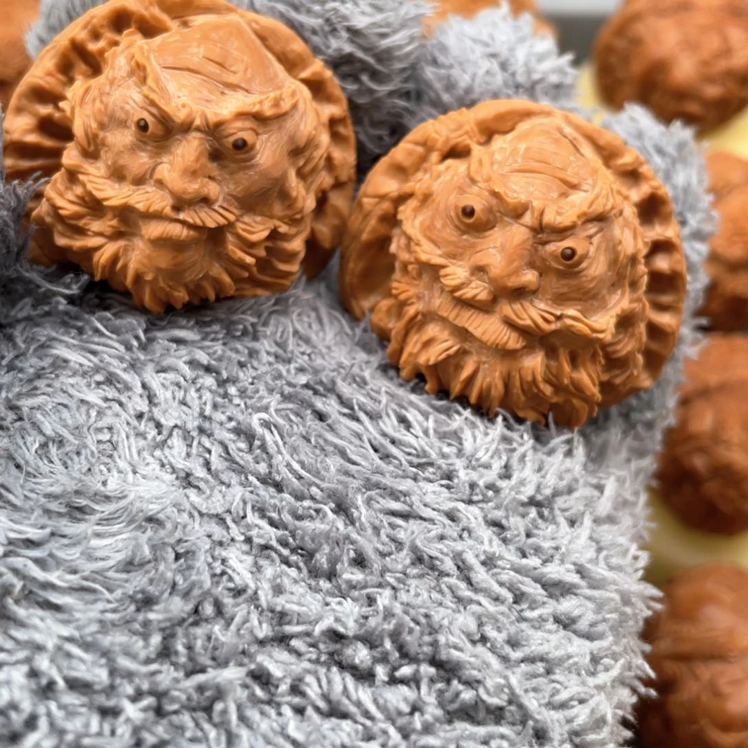 核桃手串/手链钟馗单面42