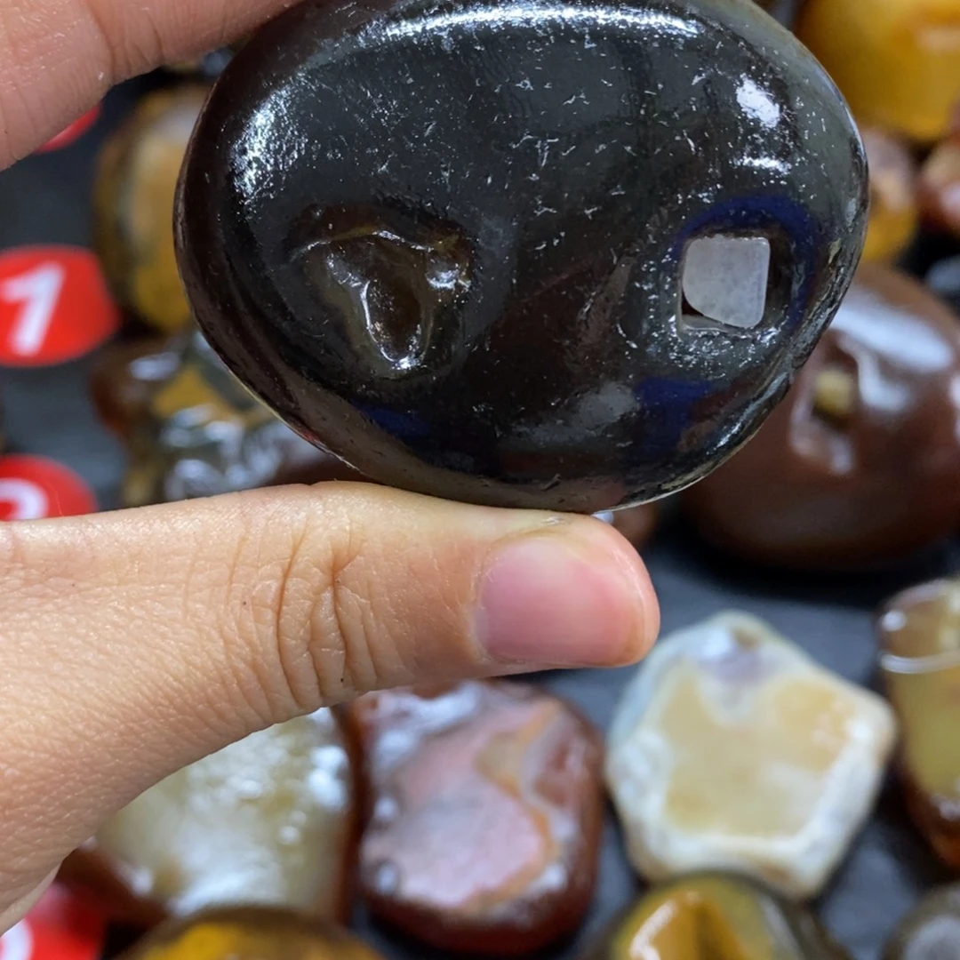 玛瑙/玉髓未镶嵌手把件