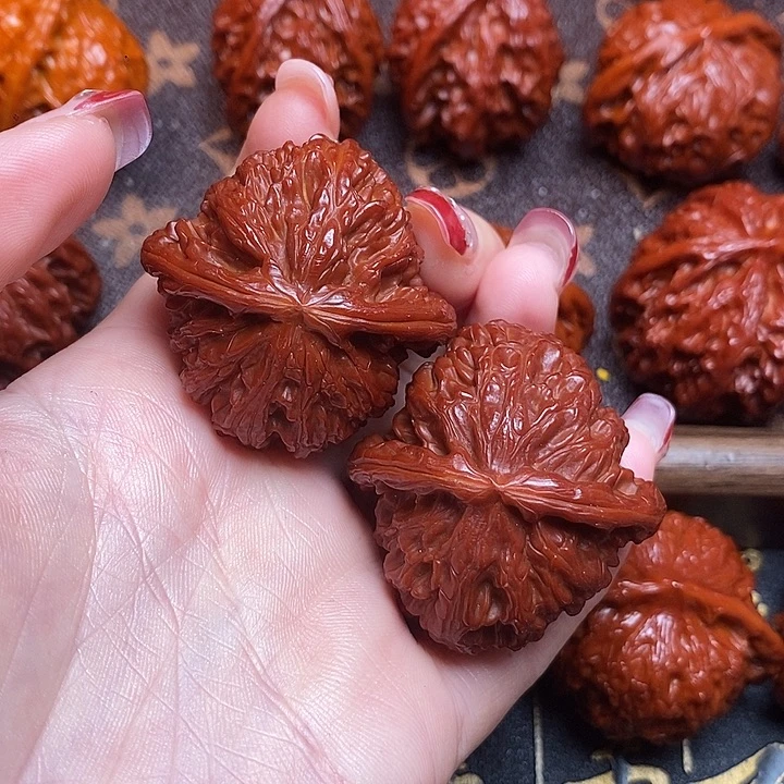 吊坠文玩核桃白狮子2