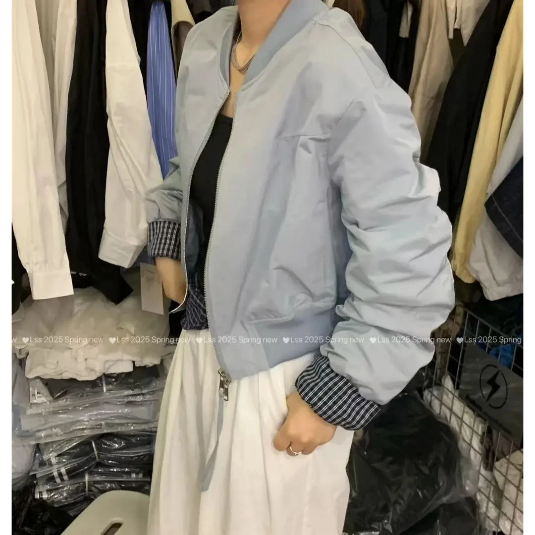 8820#韩系夹克棒球服