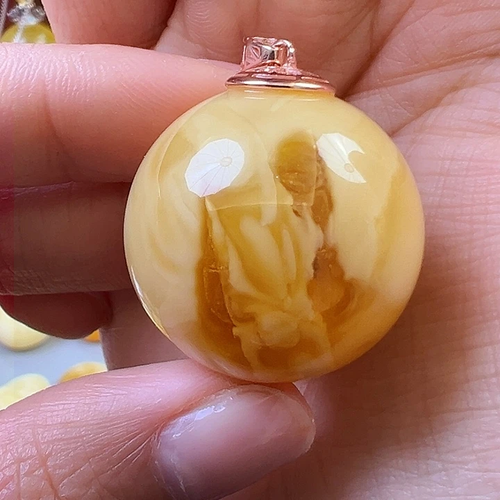 蜜蜡颈饰未镶嵌蜜蜡