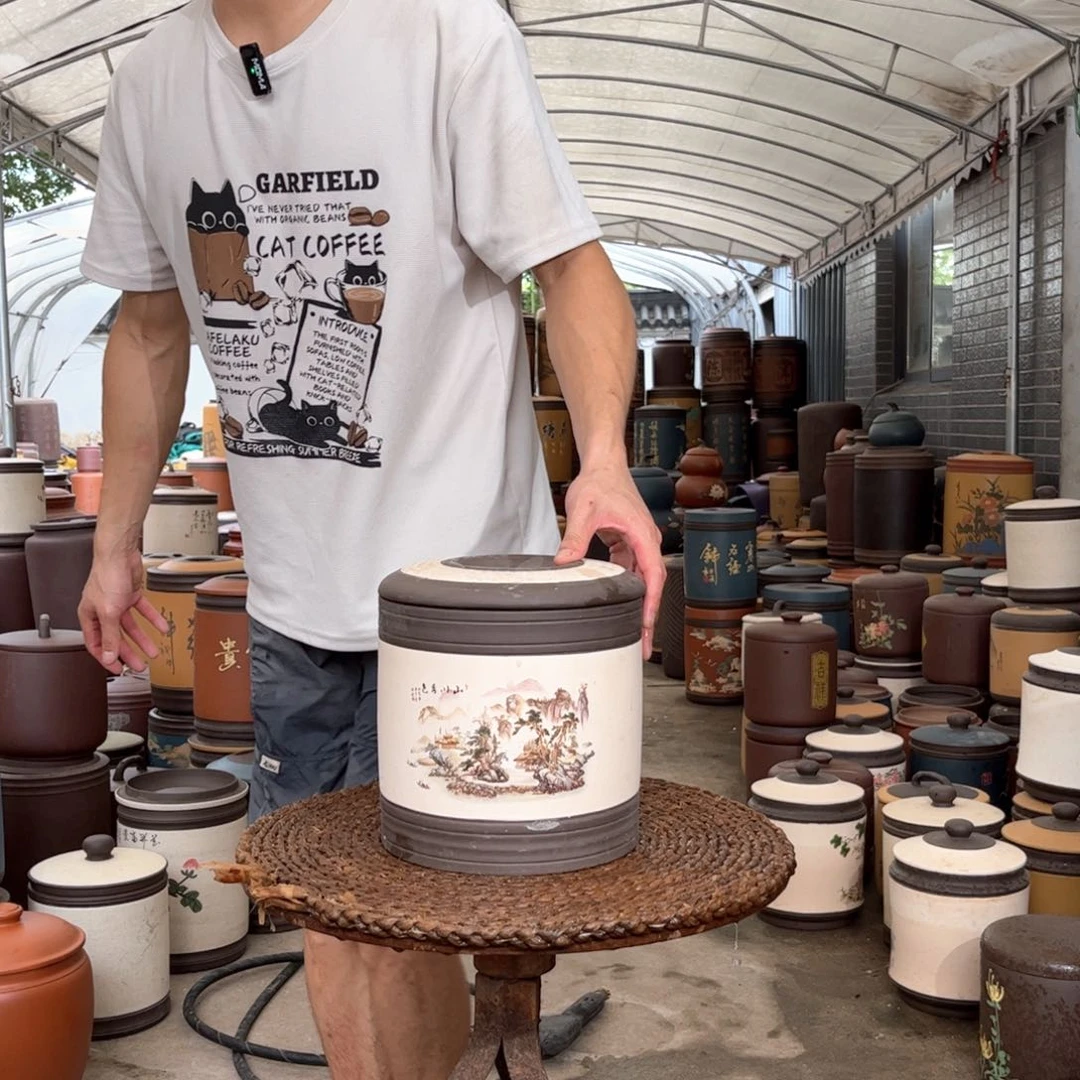 紫砂茶叶罐7 饼茶叶罐