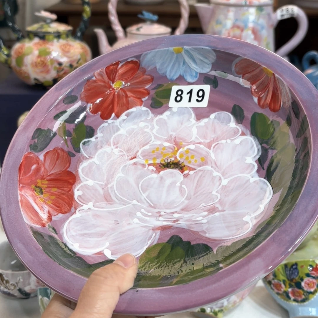 景德镇手绘高温釉下彩陶瓷茶具