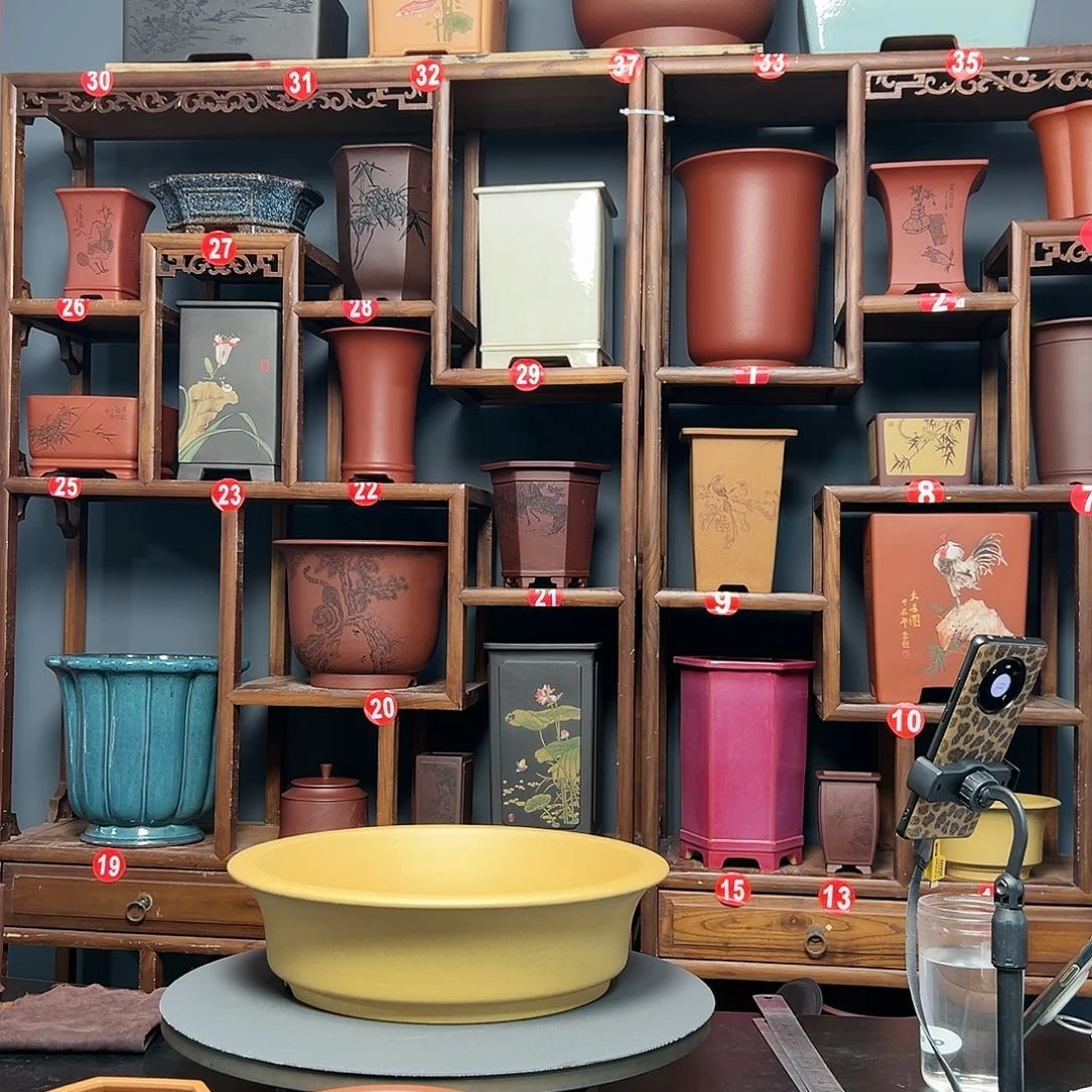 紫砂花盆嫒*紫砂花盆