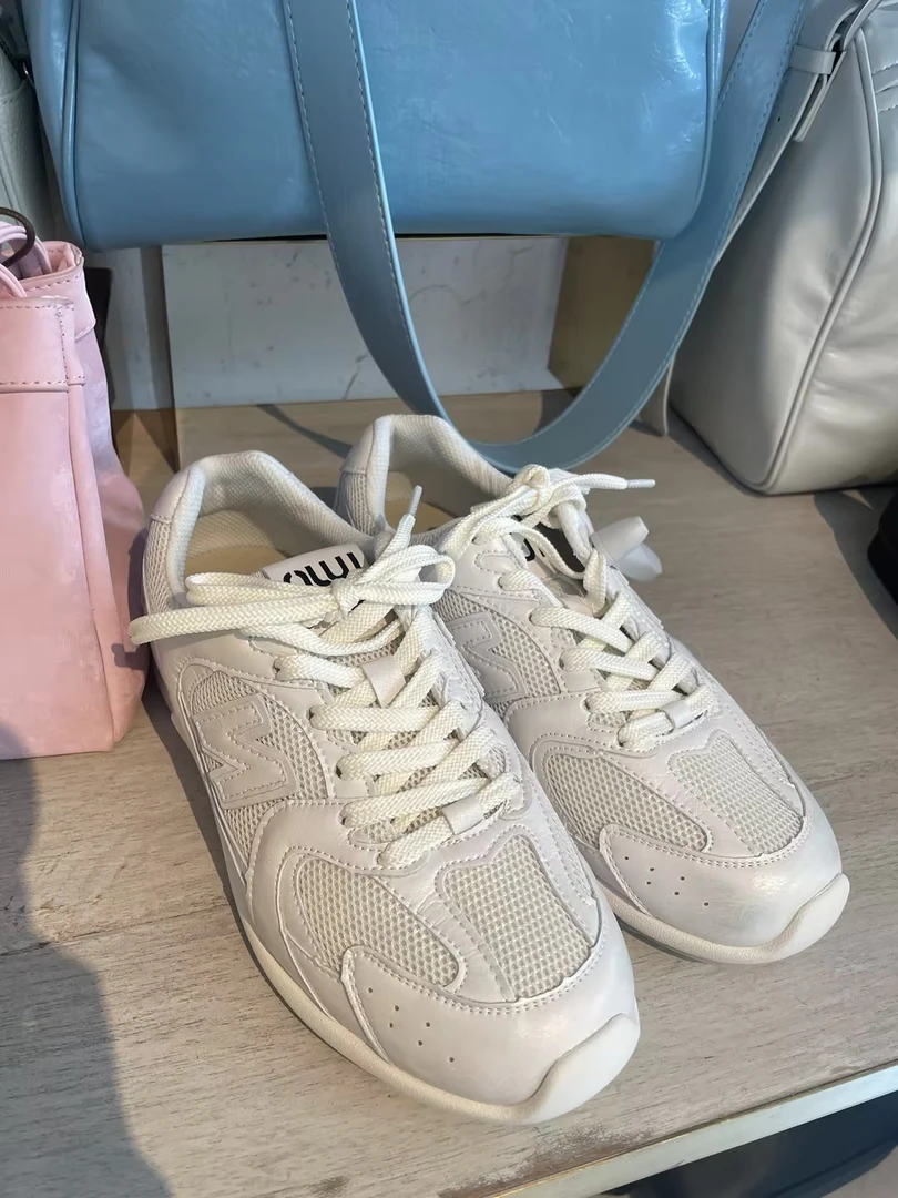 【门店同款】ENJOY春季软底网面透气小白鞋161908175