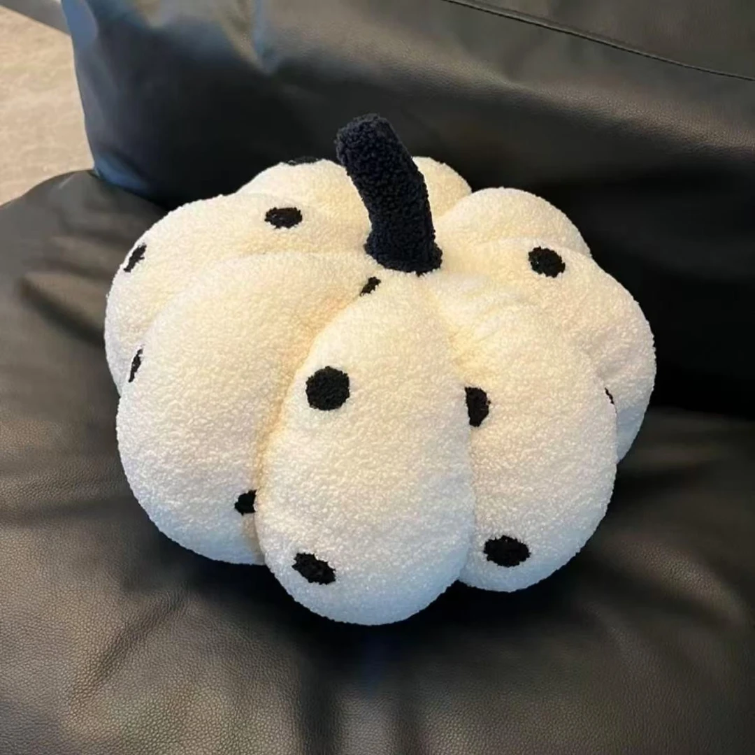 新家的100个快递 南瓜抱枕可爱波点复古居家客厅沙发靠枕毛绒枕头