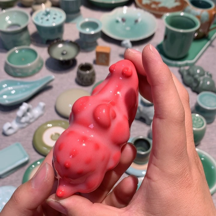 ?****®龙泉青瓷茶具茶宠