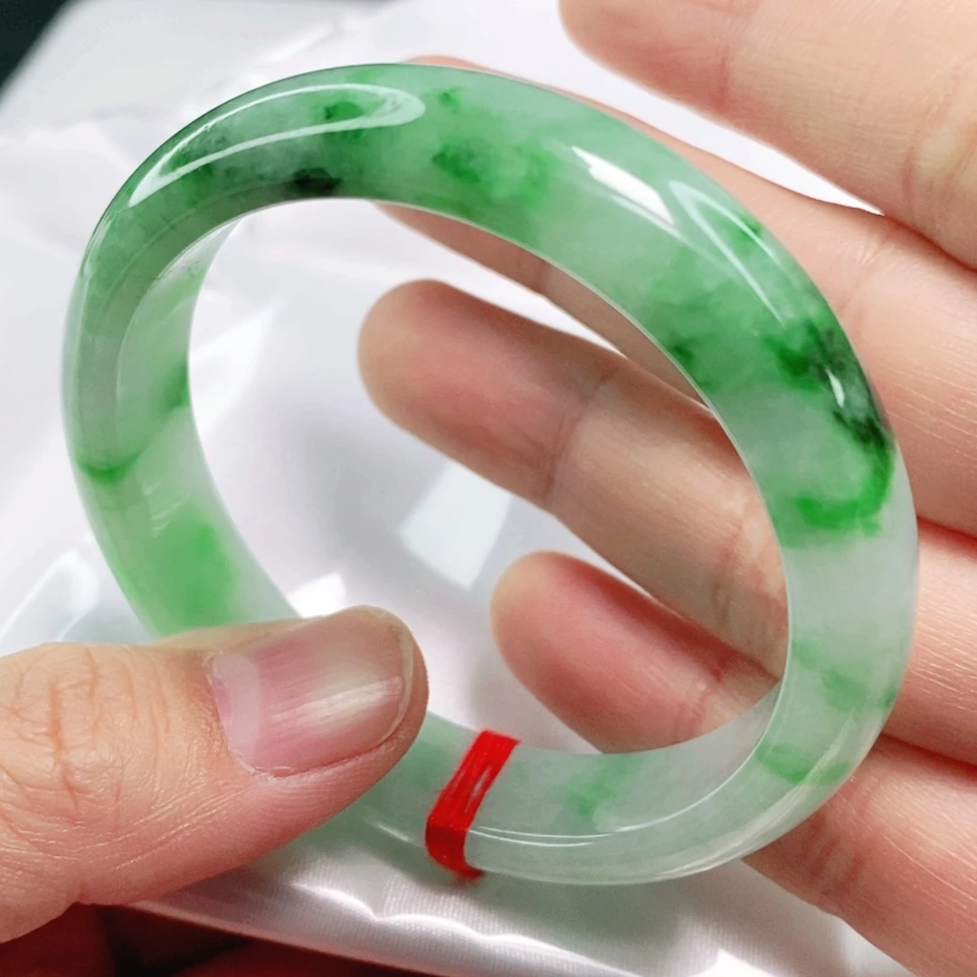 未镶嵌手镯翡翠53圈口力推