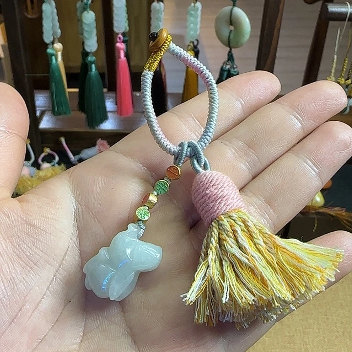翡翠散珠翡翠包挂
