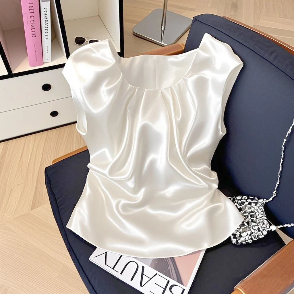 2025夏季新款法式高级感超好看显瘦气质百搭洋气上衣时尚T恤衬衫