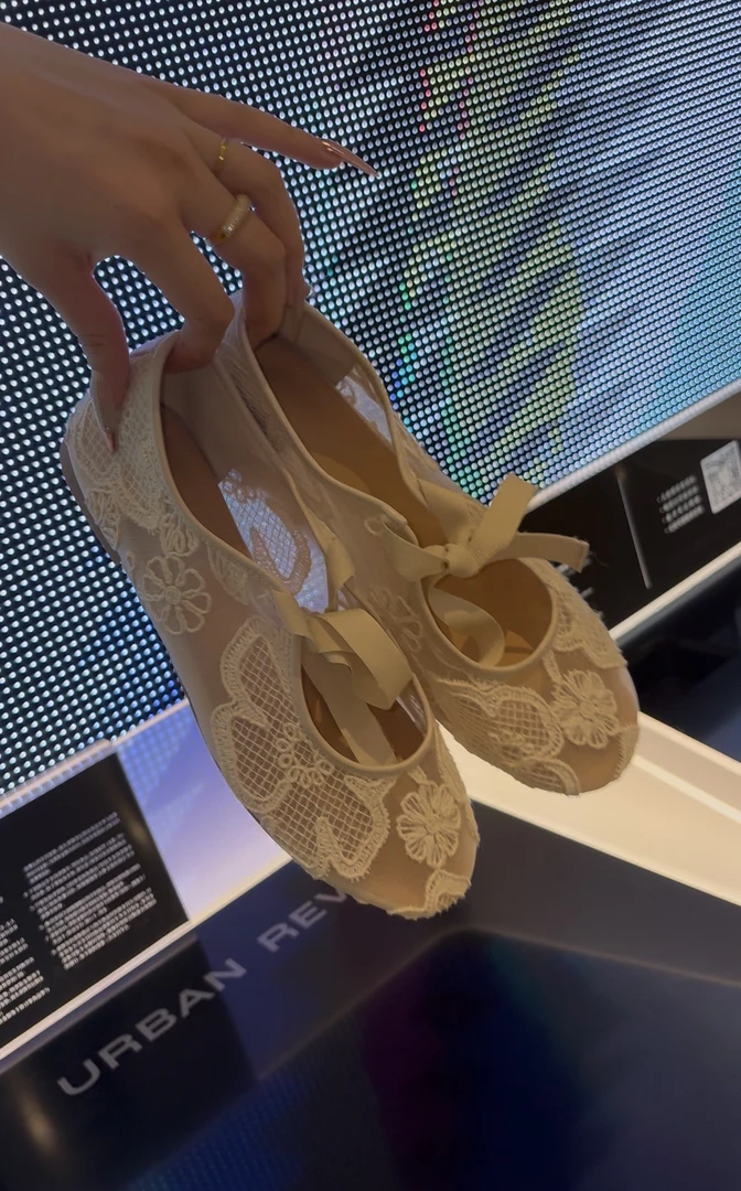 T家设计师款蕾丝蝴蝶结芭蕾玛丽珍单鞋2025新款复古浅口鞋