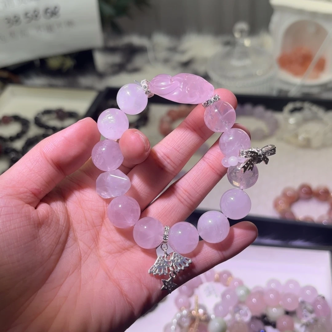 手链烟晶银S925镶嵌