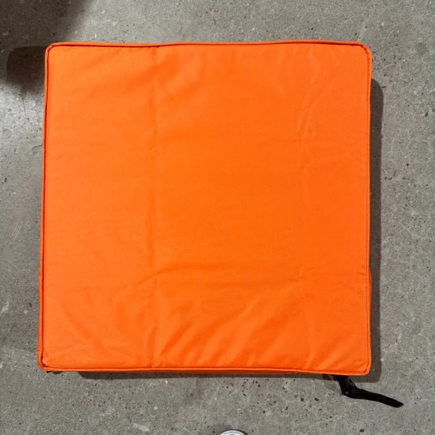 《小华》66号橙色超大牛津布户外防水约60*50坐垫约60*60一套