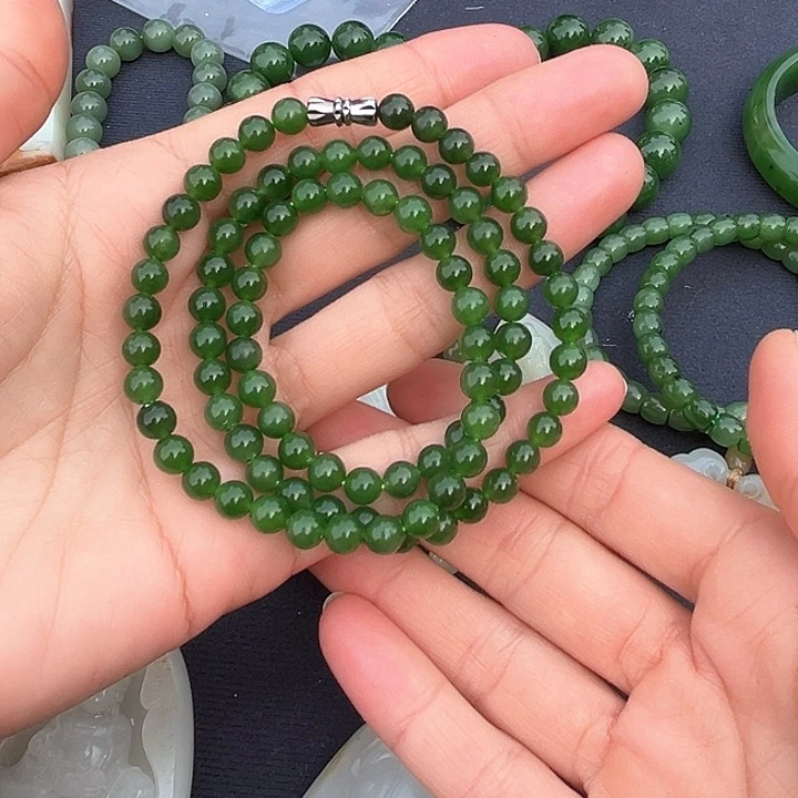 和田玉手链未镶嵌