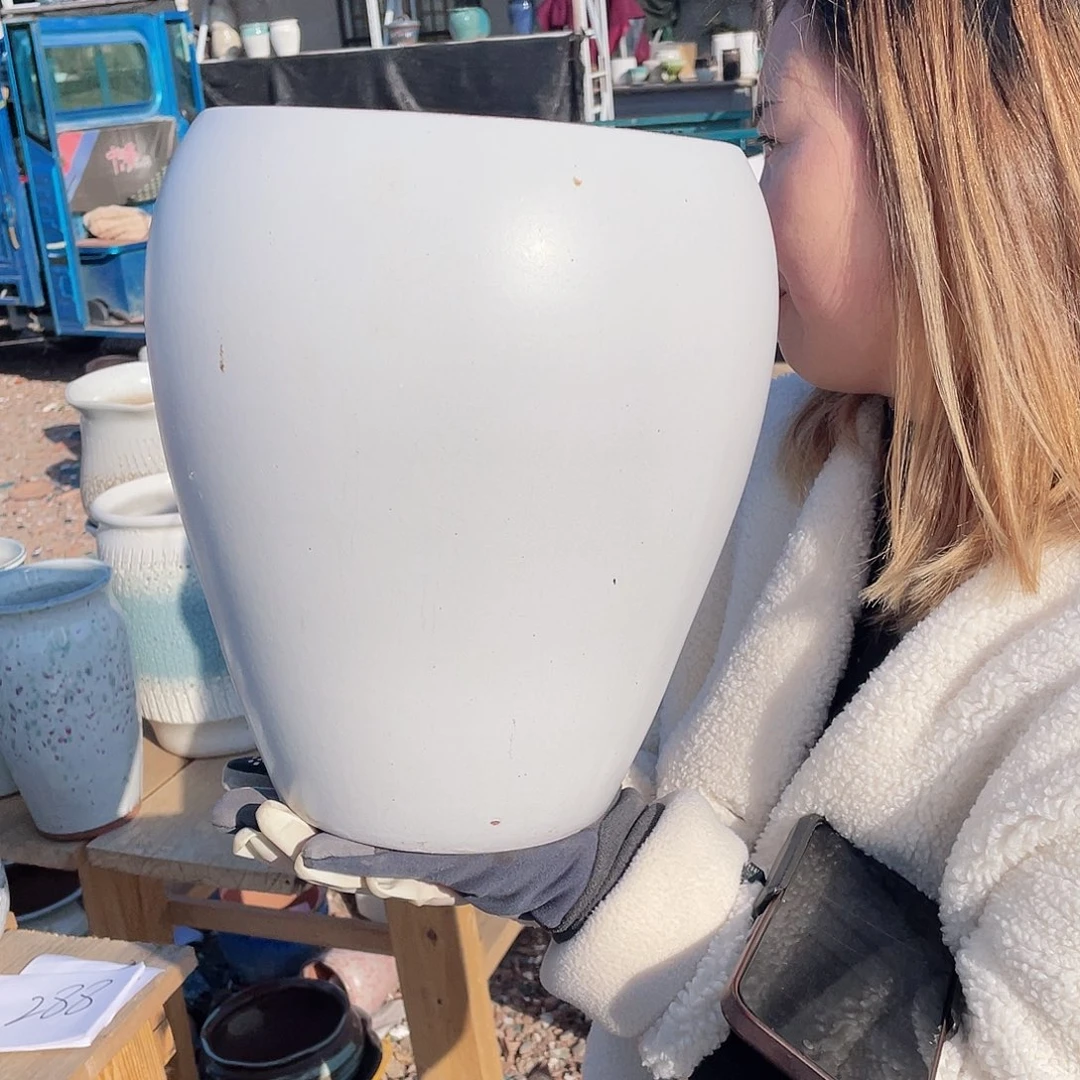 红陶王嫂花盆0129-181