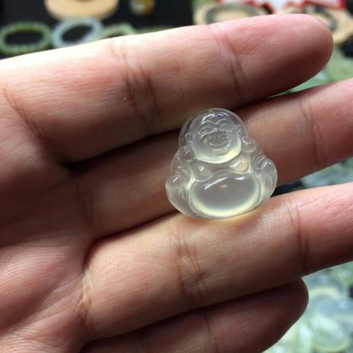 未镶嵌岫玉吊坠(赠链)谈***盆