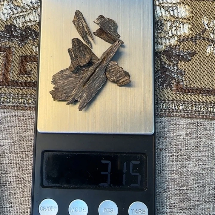 用***5摆件沉香海南野生鸡母虫3.1克