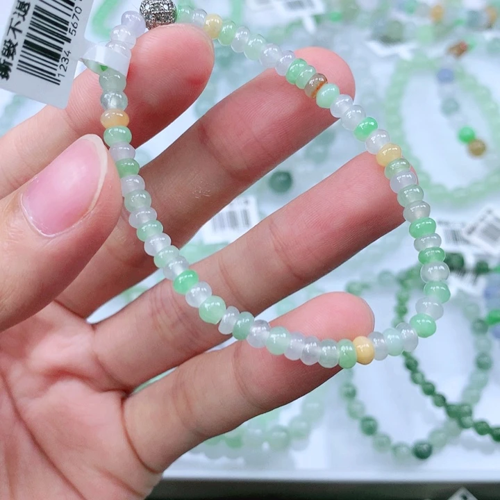 未镶嵌手链翡翠翡翠