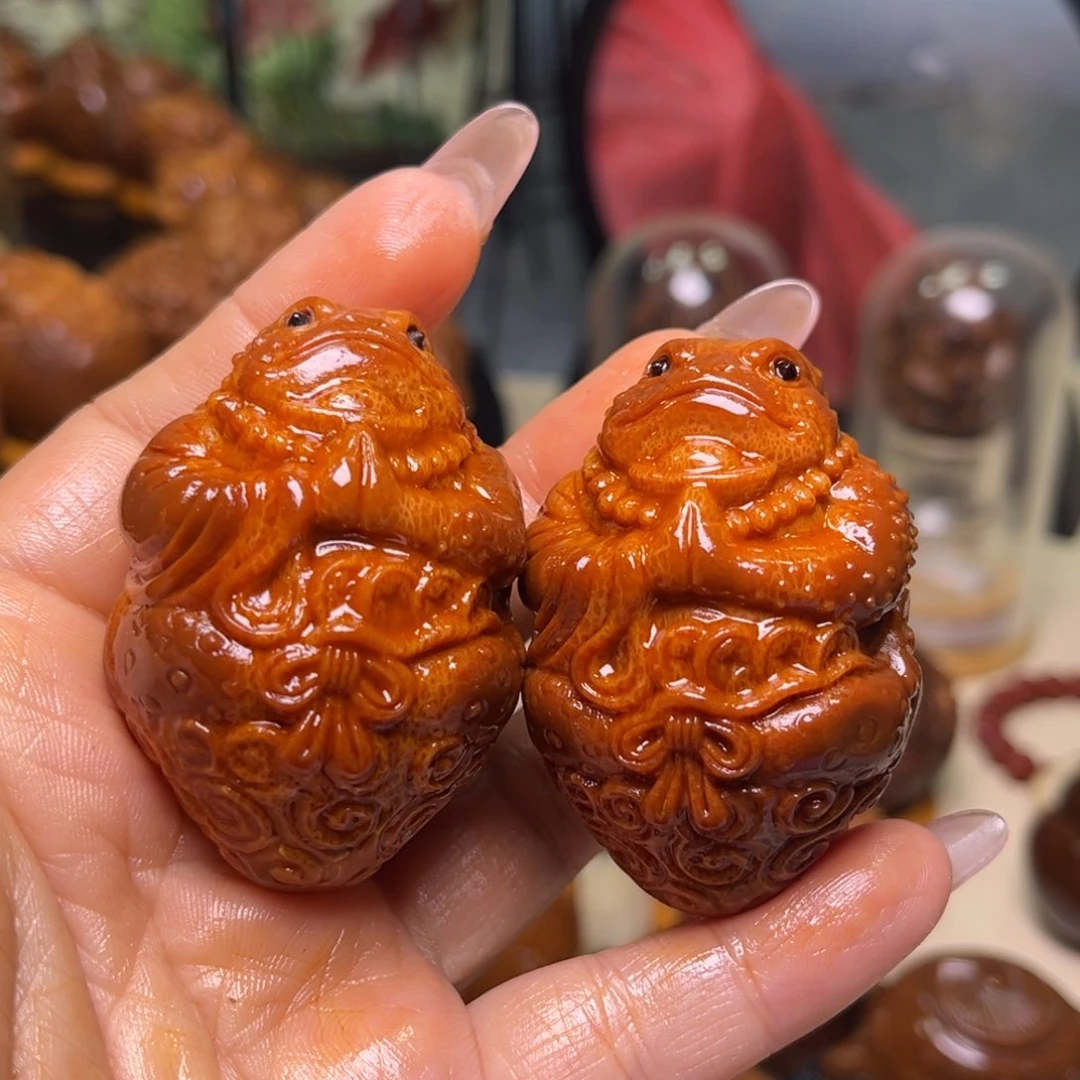 橄榄核手串/手链，蝉仙一对 三点八