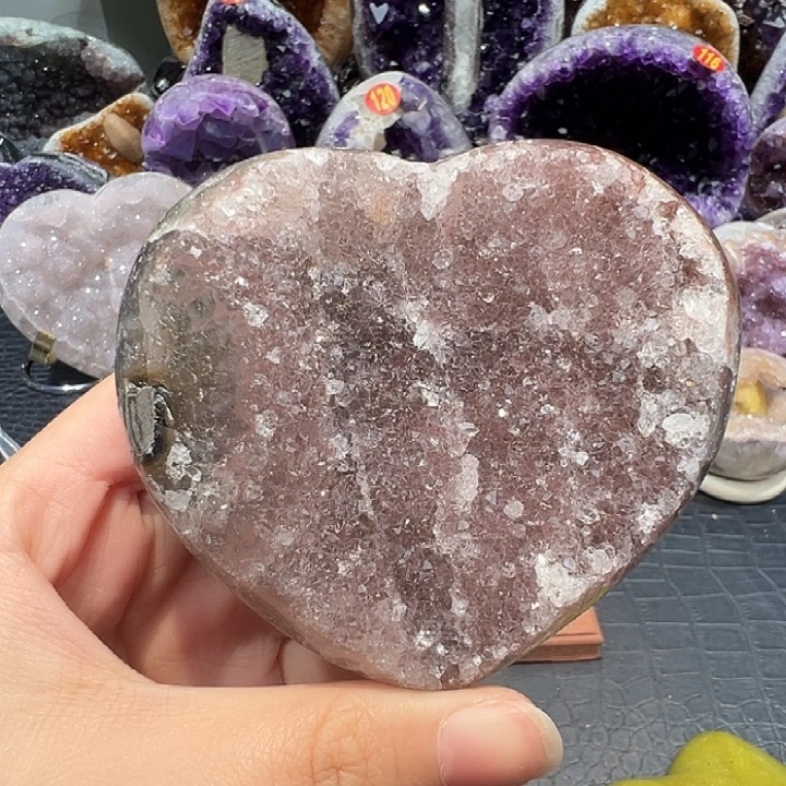 紫晶珠宝半成品未镶嵌