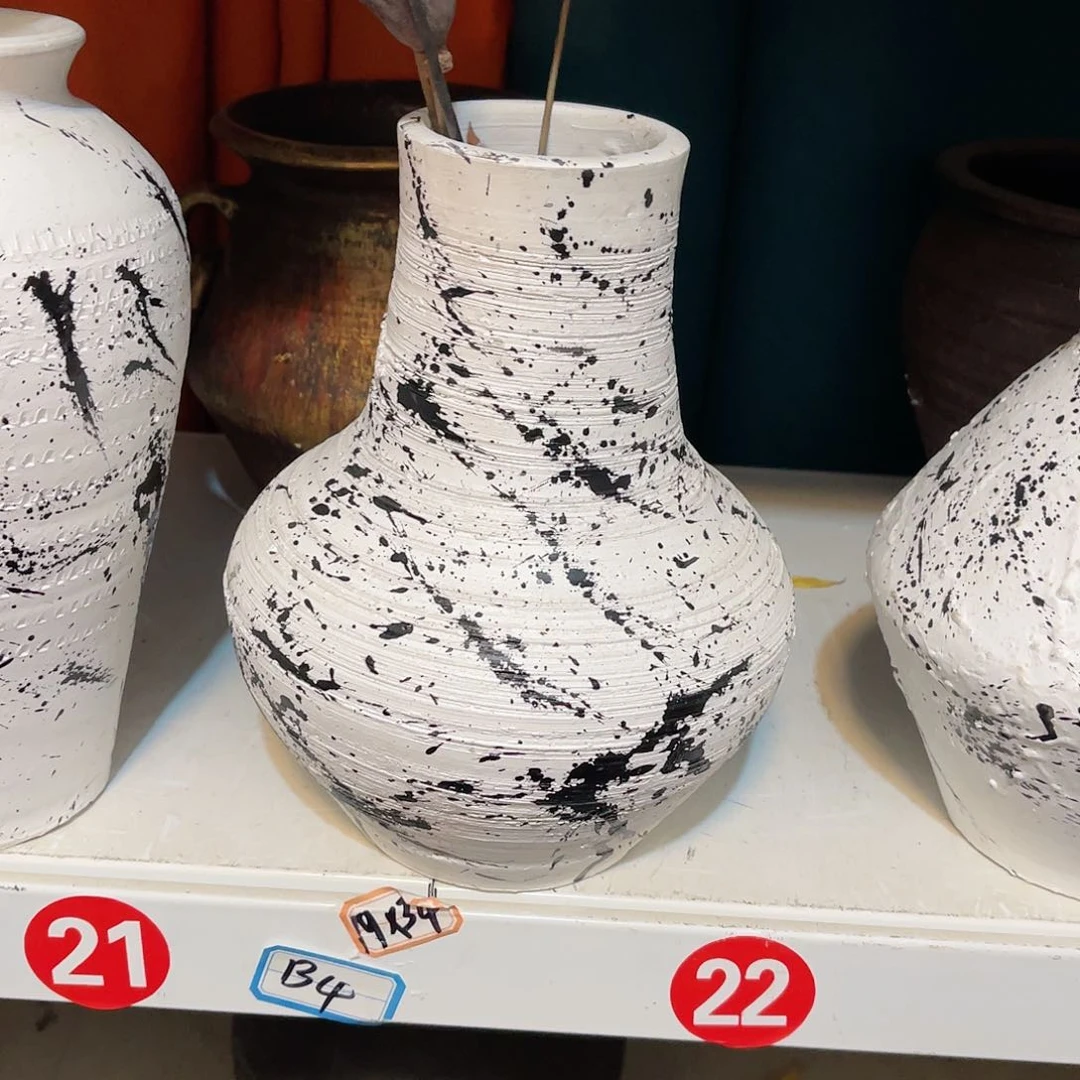 红陶无孔口径口径8高度24