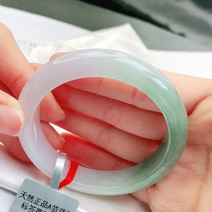 翡翠未镶嵌手镯缅甸天然A货翡翠手镯