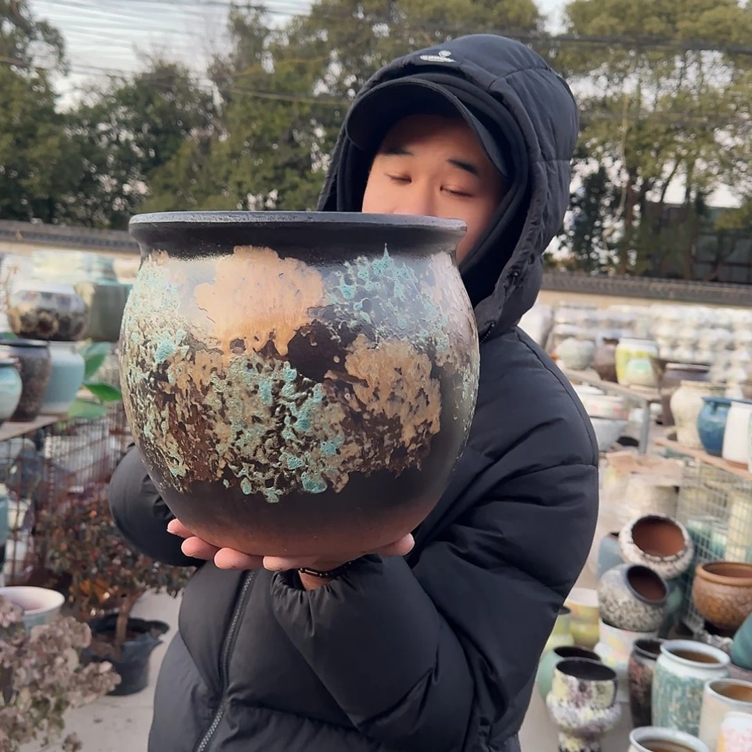 王嫂花盆1226-206高25口25