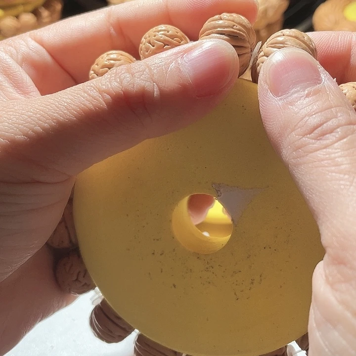 翅***膀桃核吊坠桃核手串金鱼肚24